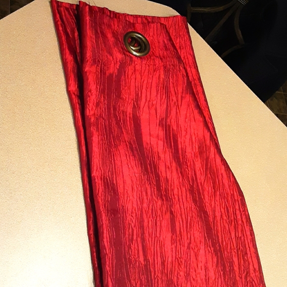 Burgundy Better Homes And Garden Drapes 4 Pairs